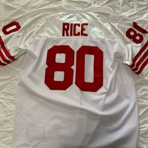Jerry Rice throw back jersey. 49ers